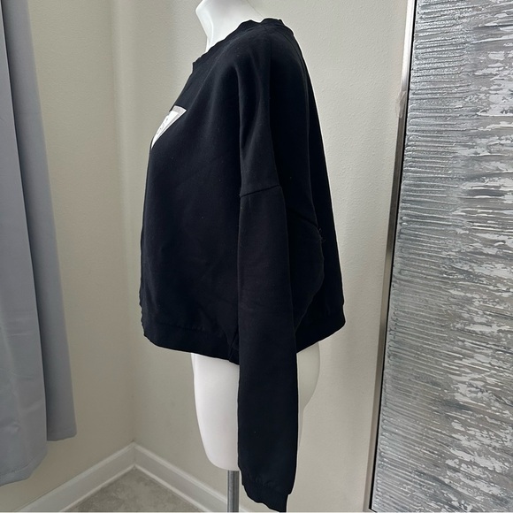 Guess Women’s Logo Cropped Sweatshirt Size XL - Picture 4 of 14